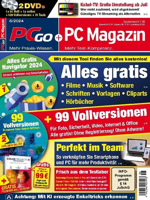 Title details for PC Magazin/PCgo by Weka Media Publishing GmbH - Available